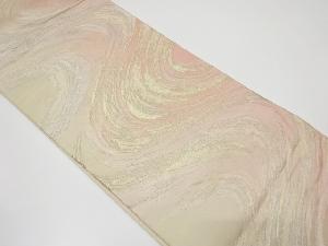 アンティーク　流水模様織出し袋帯（材料）